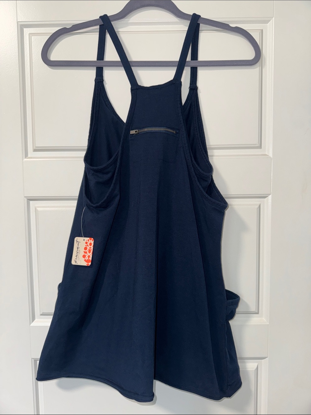 FP Movement by Free People Navy Blue Sleeveless Tank Dress with Pocket Detail - Picture 2 of 6